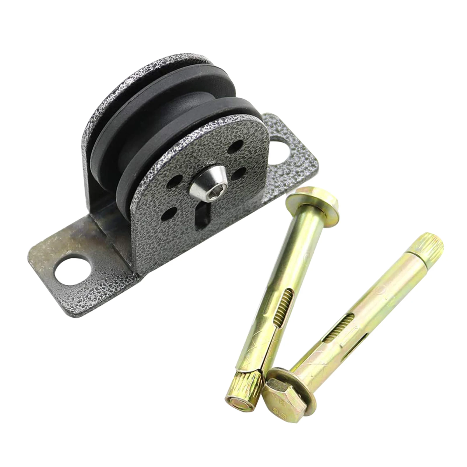 

Silent Hanging Wire Rope 300KG Single Wheel Fixed Bearing Exercise Accessories Fitness Home Workout Swivel Lifting Pulley Block