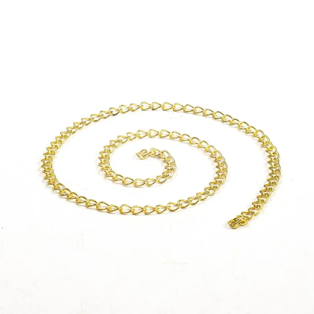 2 м/лот 5 мм кольцо с открытым звеном удлиненное ожерелье цепочкой Удлиняющая цепь