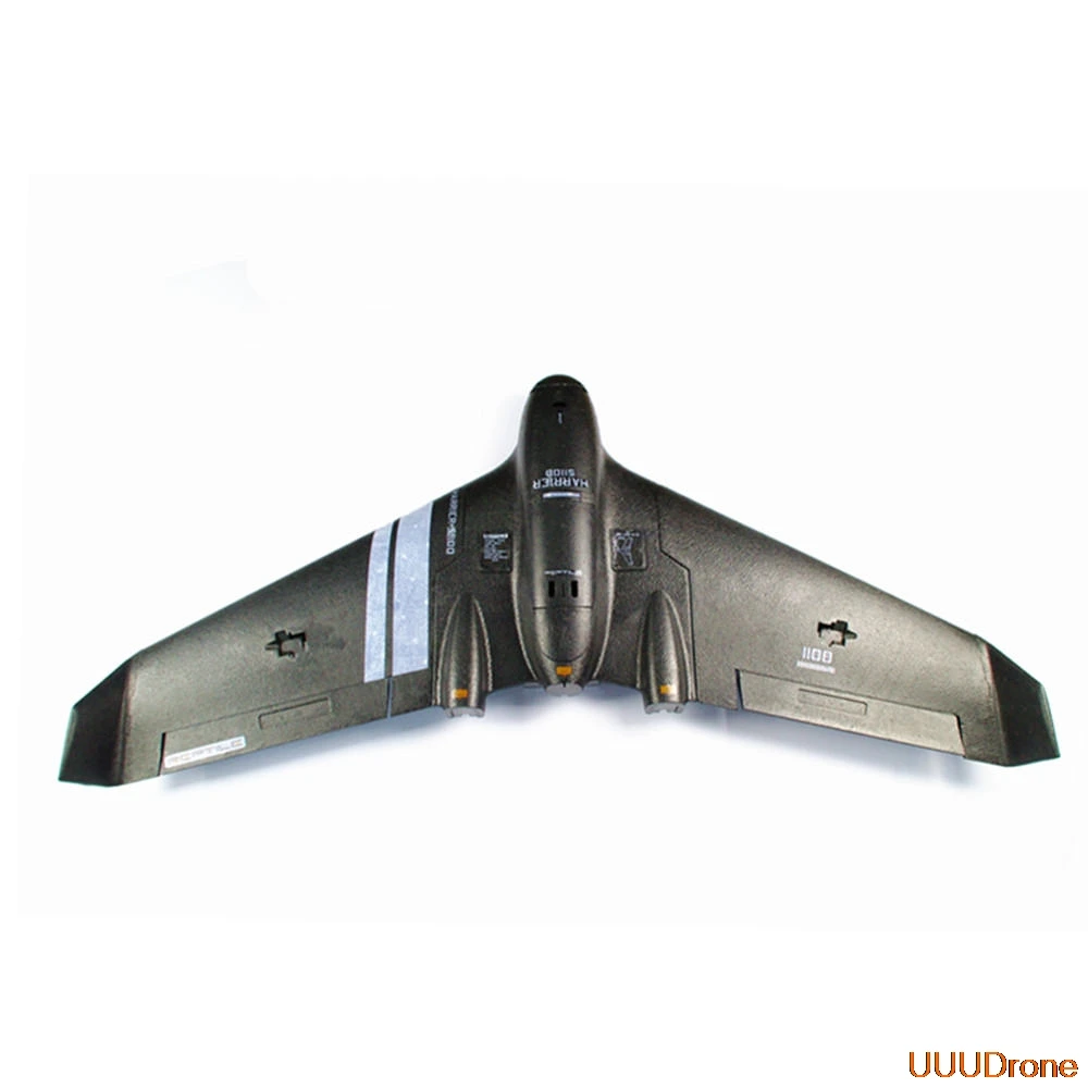 Рептилии Harrier S1100 черные 1100 мм разлетные крылья EPP FPV летающие комплект самолета