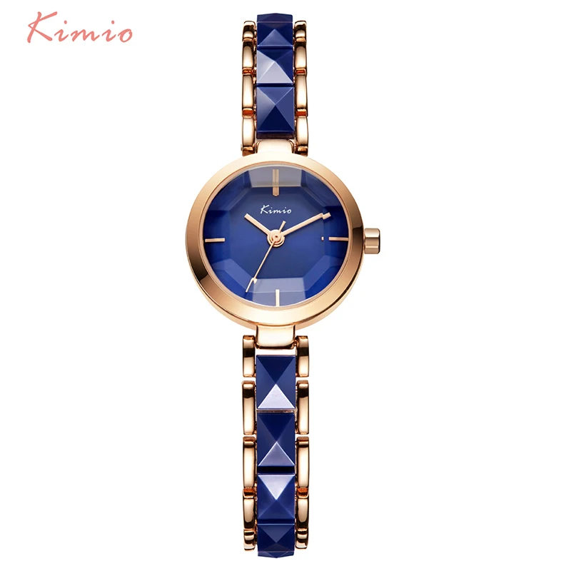 

Kimio Brand Women Watch Ladies Imitation Ceramic Gold Casual Watches Montre Femme Women's WristWatches Relojes Mujer Montre