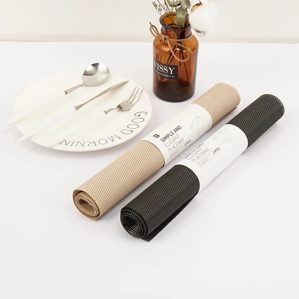 

Tableware Decor Tableware Pad Mat PVC Non-slip Heat Insulation Bowl Coffee Cup Mats Waterproof Pad Nordic Style Home Decoration
