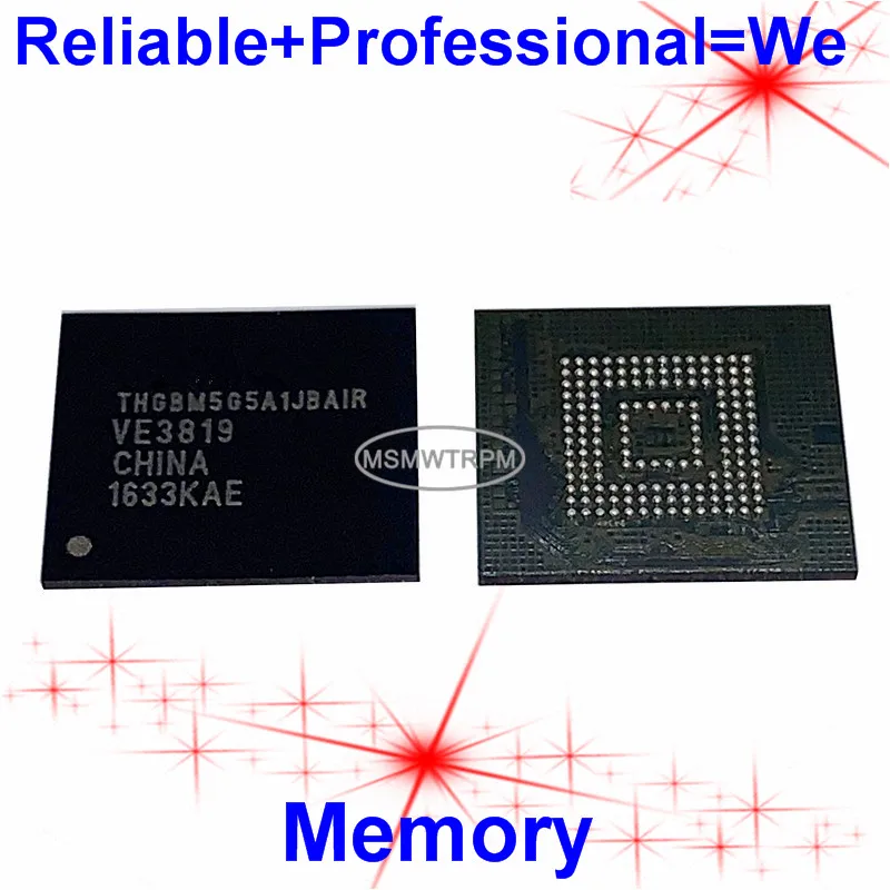 THGBM5G5A1JBAIR BGA153Ball EMMC4.5 4 5 4GB мобильный телефон памяти новый оригинальный и второй