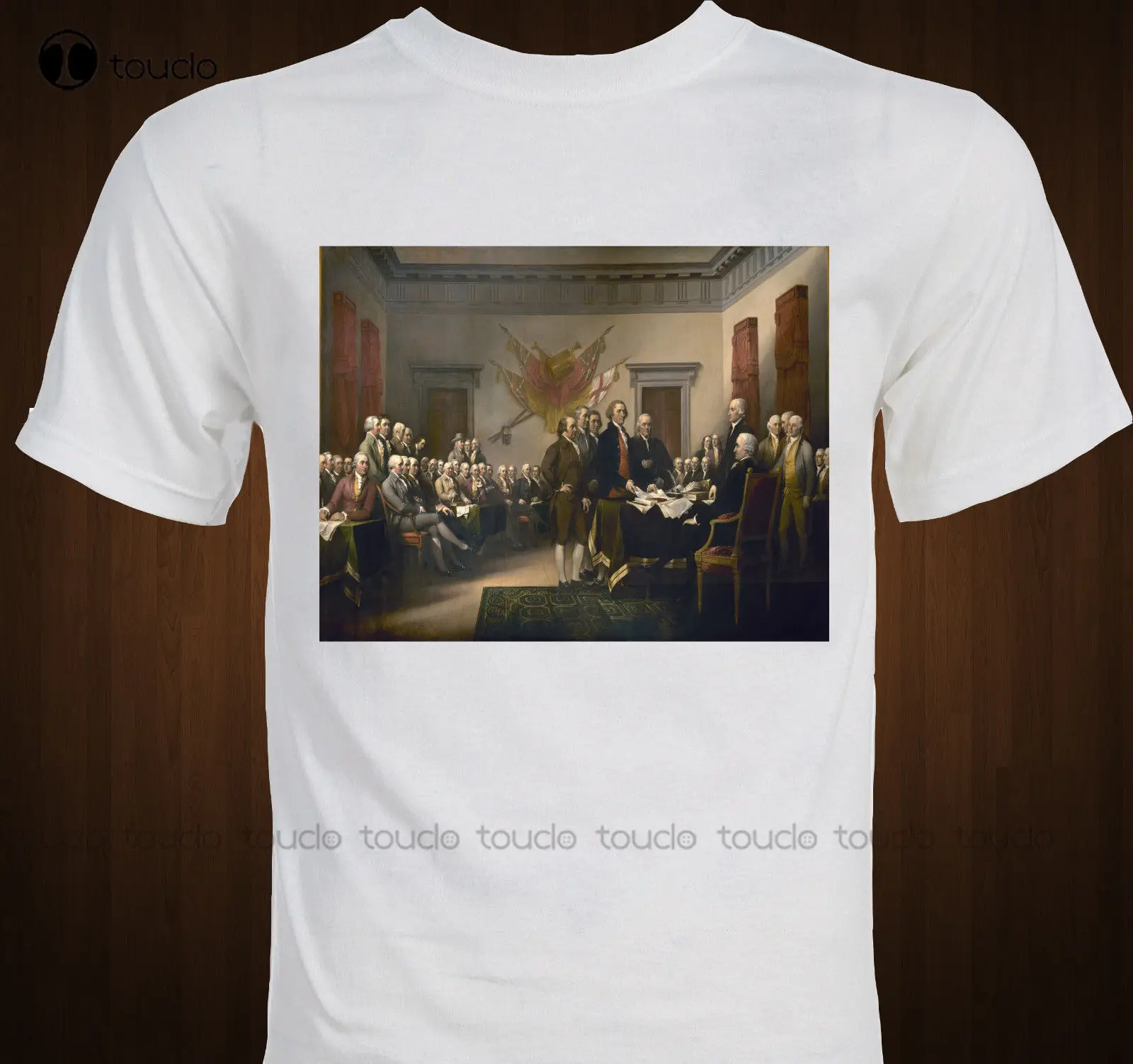 

Men T Shirt Fashion Print Tee Men Short Sleeve Clothing Declaration of Independence Art Historical Make Your Own T Shirt
