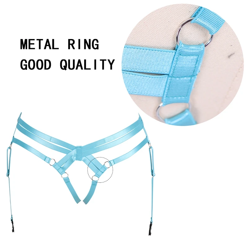 

Panties Lingerie Harness Belt Sexy Women Gothic High Waist Garters Belts Suspenders Belt Fetish Body Harness Bondage Briefs
