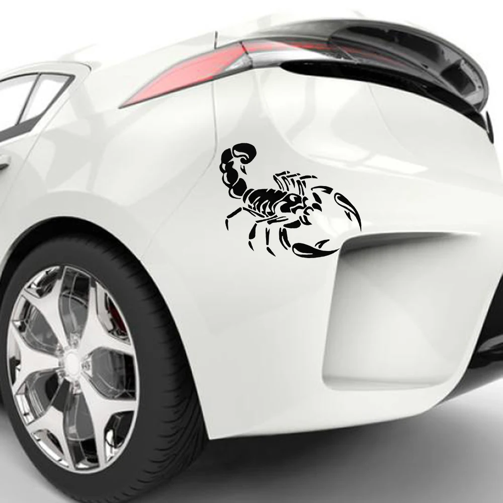 1 шт. Модный 3D большой Скорпион отражающий персонализированный автомобильный