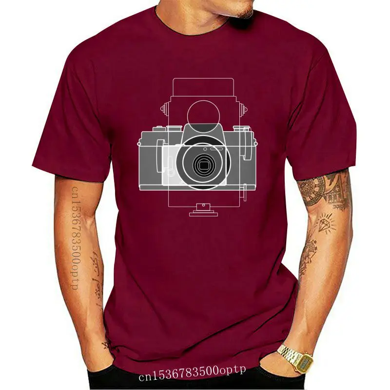 

New age of camera Pure Cotton Tees for Men Crazy Top T-shirts Printed 2021 Arrival Crewneck Tee Shirts Short Sleeve