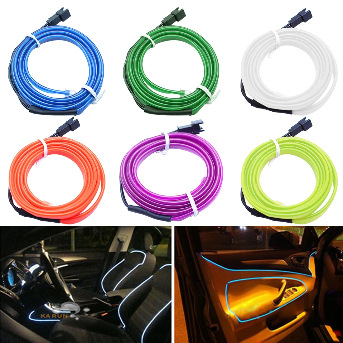 Рекламная акция 12 В гибсветодиодный Светодиодная лента для автомобиля 1 м