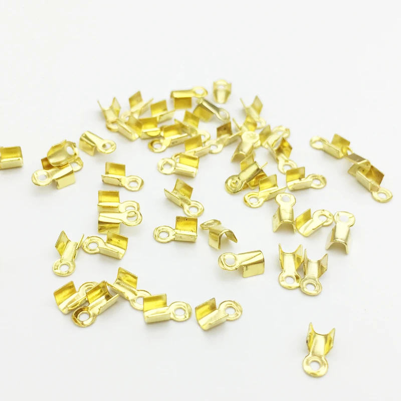200 шт./лот модные ювелирные изделия ожерелье/шнур обжимные наконечники 3*6 мм |