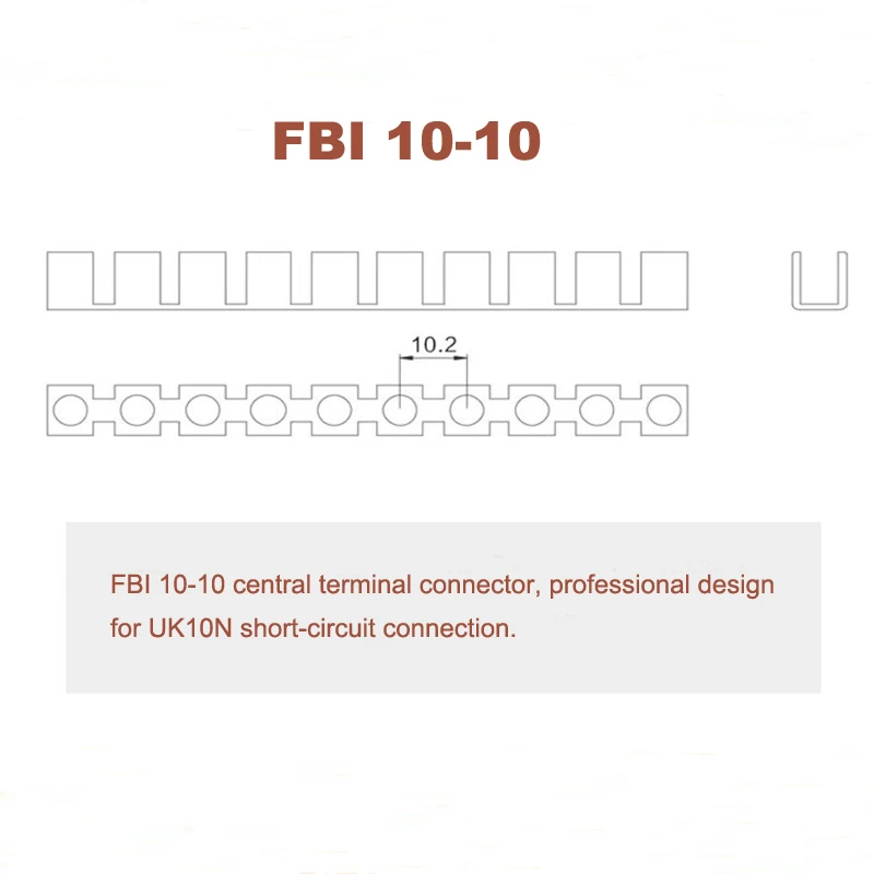 5 шт. FBI10-10 центральной защита от короткого замыкания Соединительная полоска на