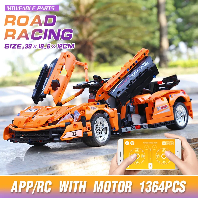 Yeshin 20087 1:12 APP высокотехнологичный автомобиль совместимый с MOC 16915 P1 модель