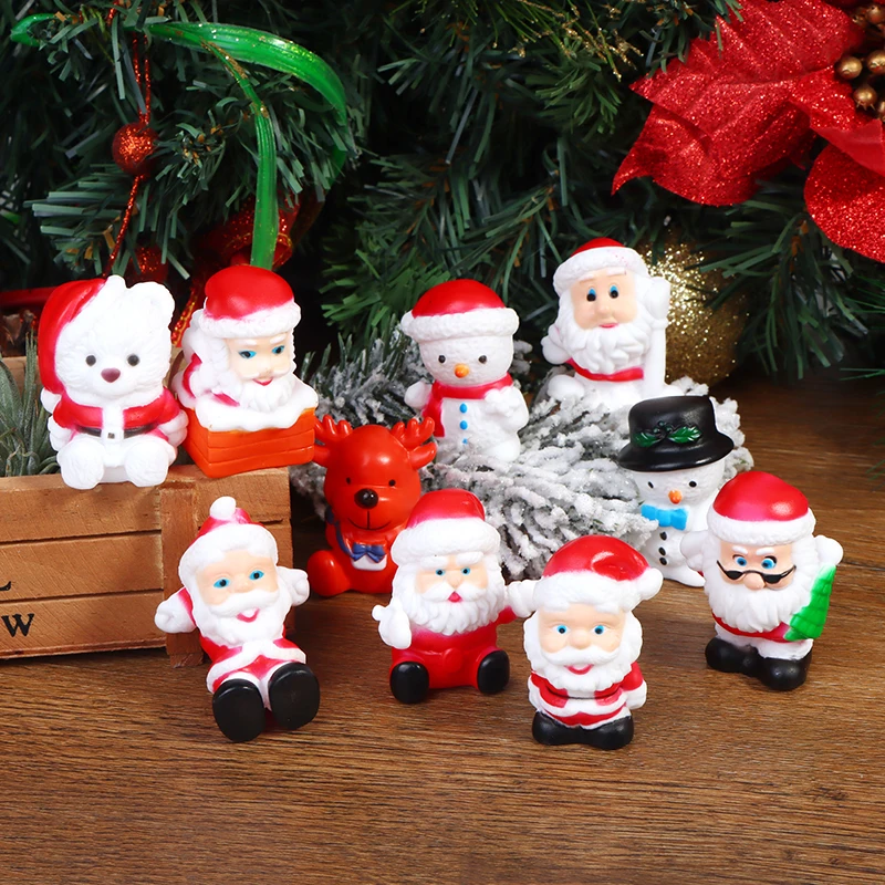 

10pcs Christmas Forest Santa dwarf Dessert Table Decor Merry Christmas Decor