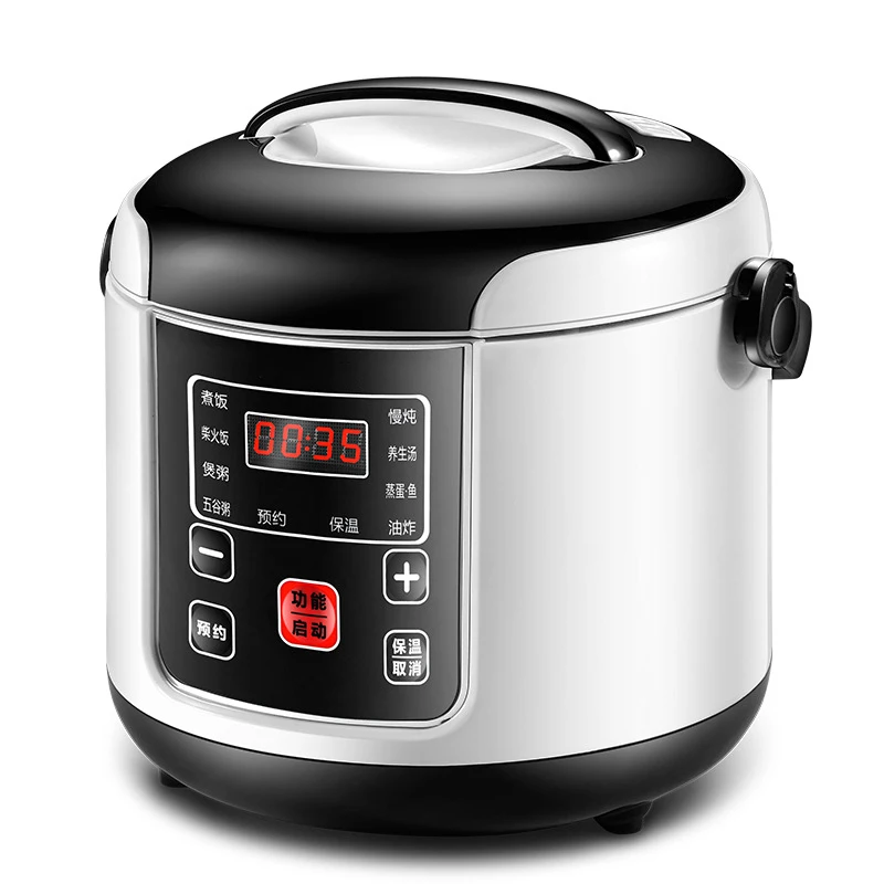 Electric Rice Cooker Soup Porridge Cooking Machine Food Steamer Warmer Fast Heating Lunch Box Reservation Pressure Cooker