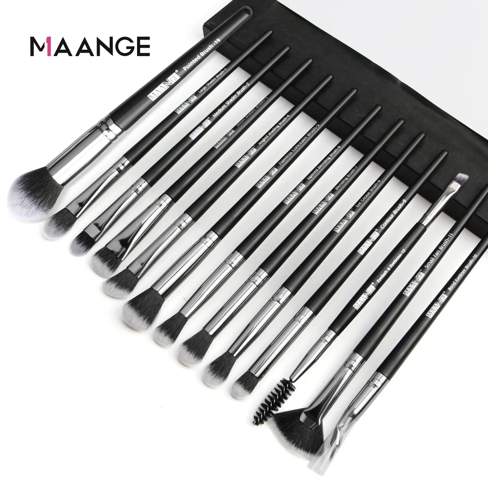Makeup Brushes Set Pro 5/12/13/14 pcs Powder Eye Shadow Blending Eyelash Eyebrow Lip For Maquiagem | Красота и здоровье