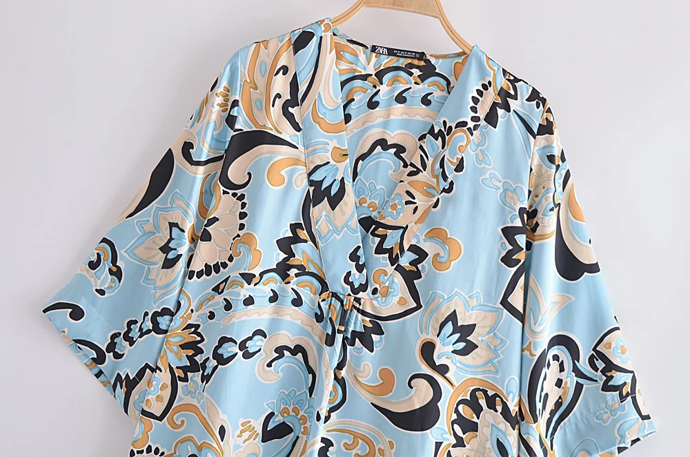 Бутик Летняя женская одежда с принтом блузка платье элегантные платья - купить по