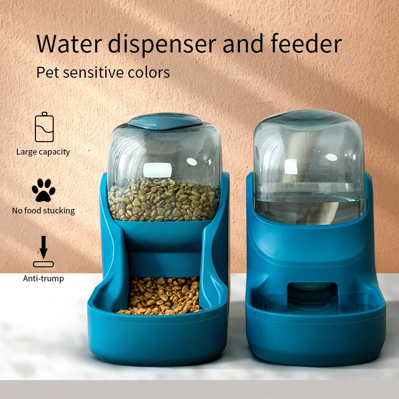 

3.8L Pet Cat Automatic Feeders Large Capacity Plastic Feeder For Cats Dog Drinker For Cats Feeding Bowls Water Dispenser For Cat