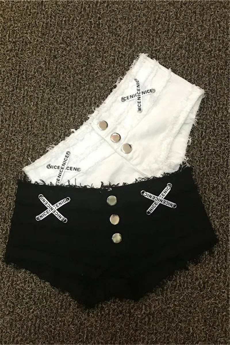 

Woman Shorts Low Waist Skinny Sexy Short Trousers Korean Style Solid Cotton Button Elastic Slim Streetwear Hotpants 2020 Fashion