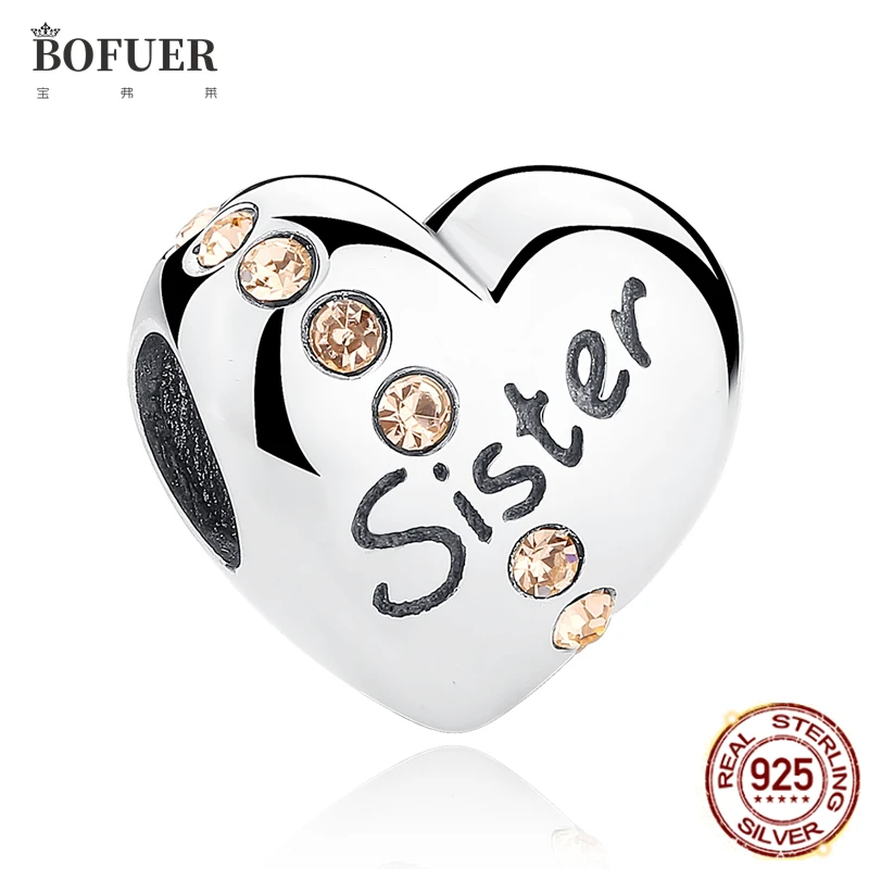 

Fit Original Pandora bracelets beads de plata ley Sterling Silver 925 heart Bead Charm For Femme diy fashion jewelry Gift