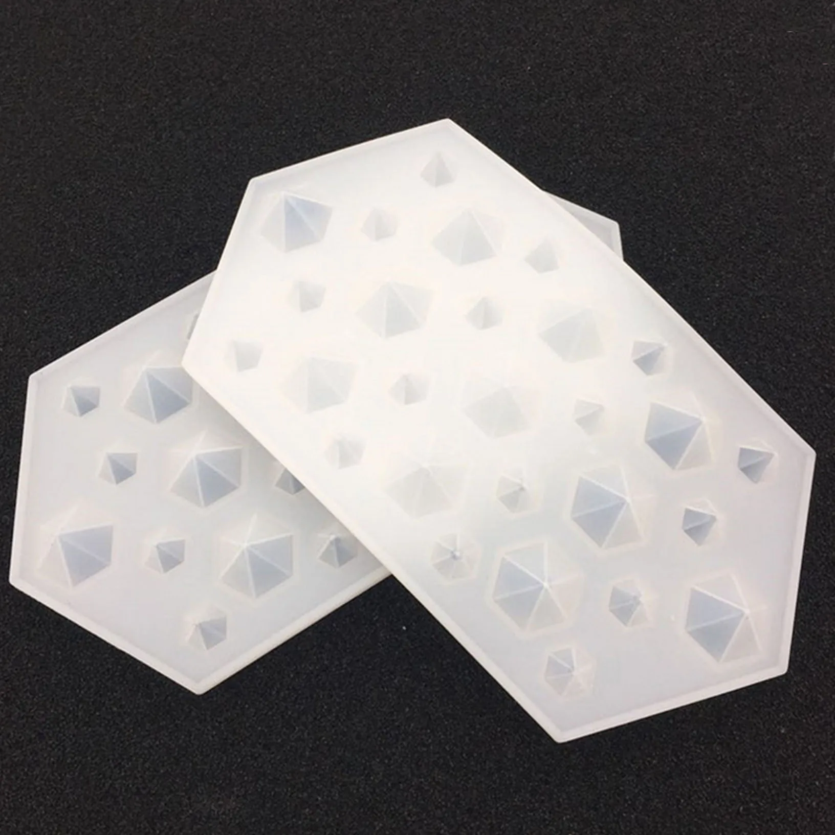 

1 pcs Transparent Silicone Diamond Mold Decorative Craft DIY Cutting Shape Type Epoxy Resin Molds for Jewelry Making Tool