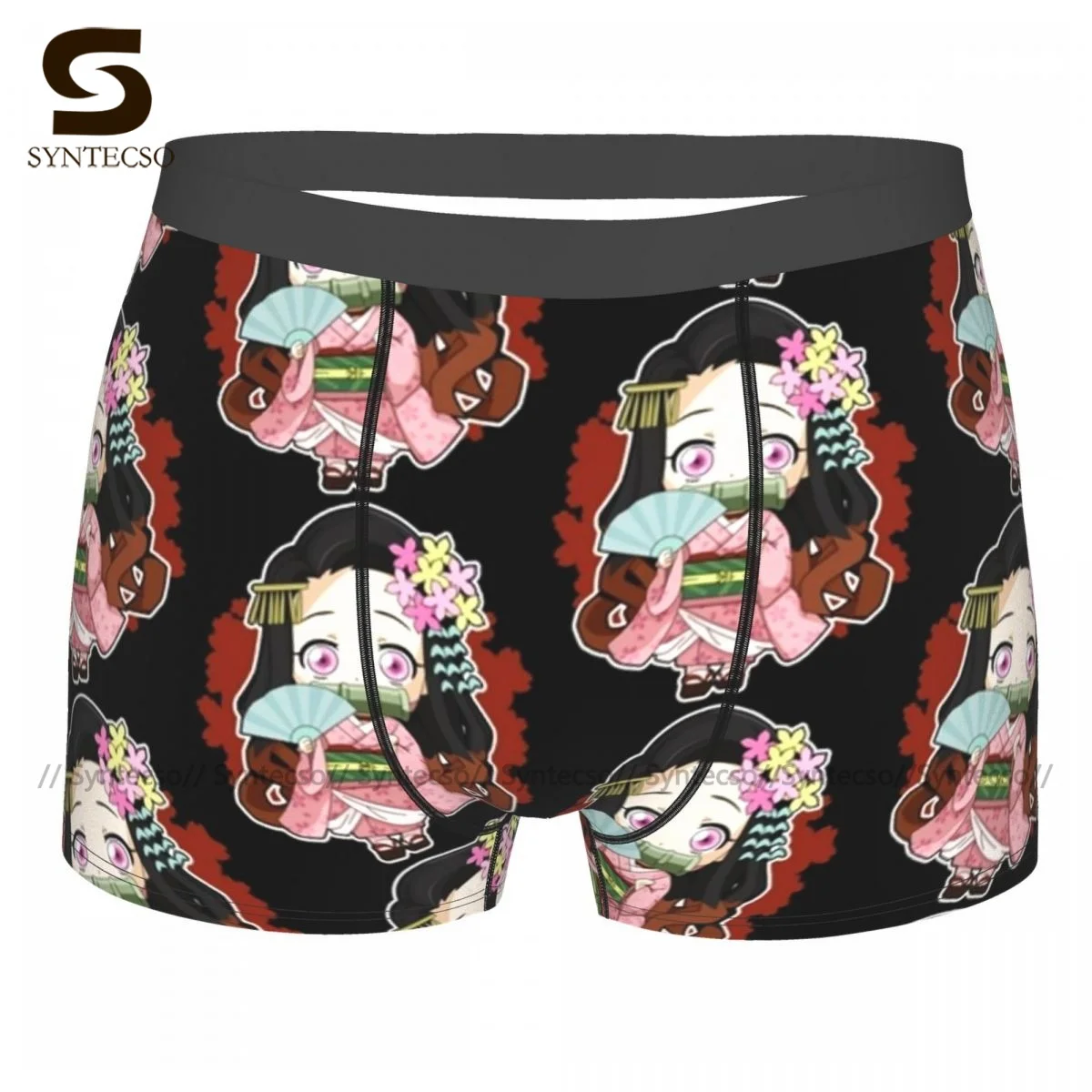 

Nezuko｠ Underwear Pouch Trenky Polyester Trunk Printed Cute Males Boxer Brief