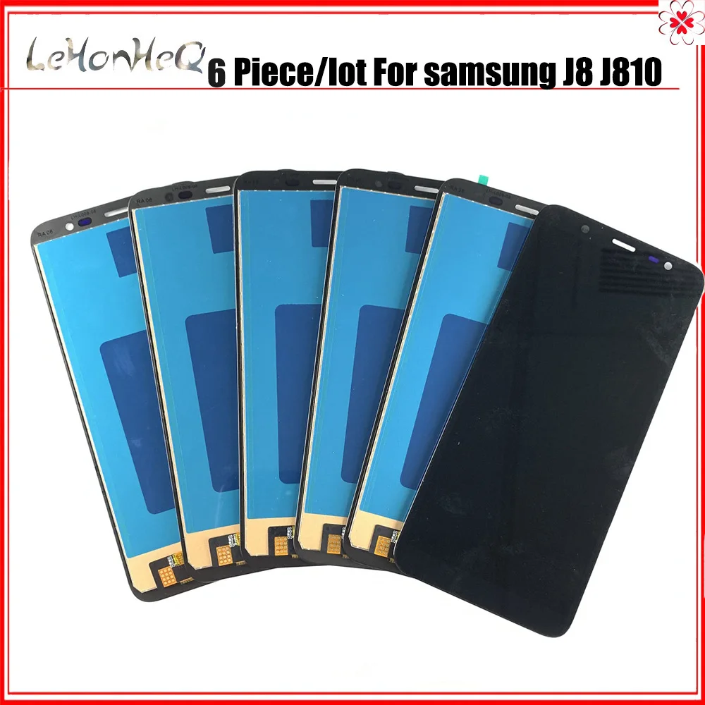 

Wholesale 6 Piece/lot J810 Incell For Samsung Galaxy J8 2018 J810 LCD SM-J810M J810F Display Touch Screen Digitizer Assembly