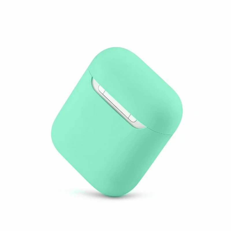 Ультратонкий ноутбук Цвет Мягкая силиконовая гарнитура чехол для AirPods 1/2 зарядка наушников с откидной крышкой