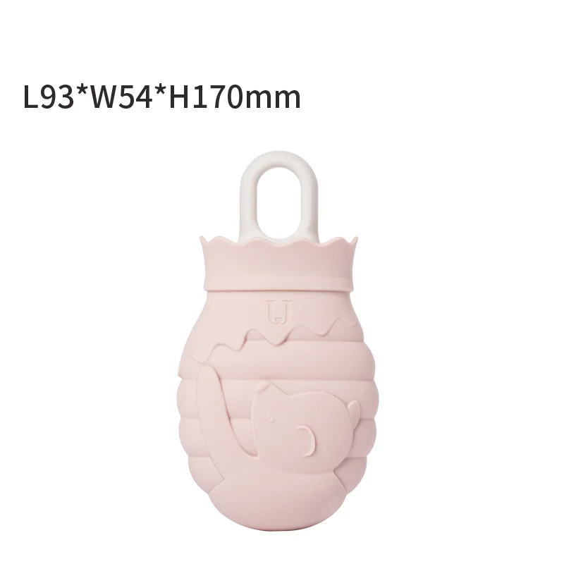 Beige Size S Xiaomi Jordan&Judy, милая ручная теплая грелка, мини горячие портативные бутылки для воды, мини грелка для рук, карман для девочек, подарок для друга - Color: Beige Size S