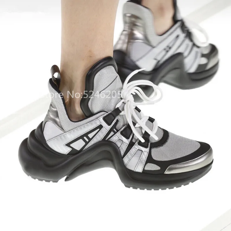 Дизайнерские ультрамодные дышащие кроссовки Archlight из сетчатой и кожи