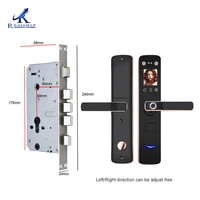 new products 100user low energy face recognition electronic lock fingerprint recognition id smart lock for home and office