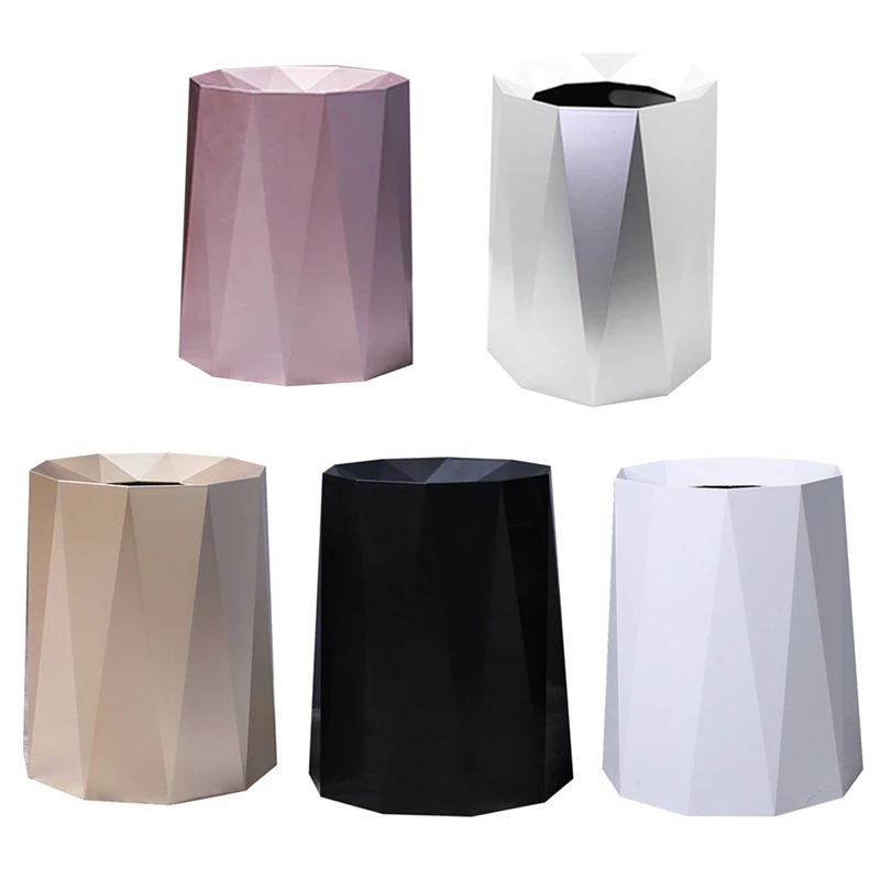 

Household Trash Can Simple Trash Can Without Cover Multifunctional Home Office Living Room