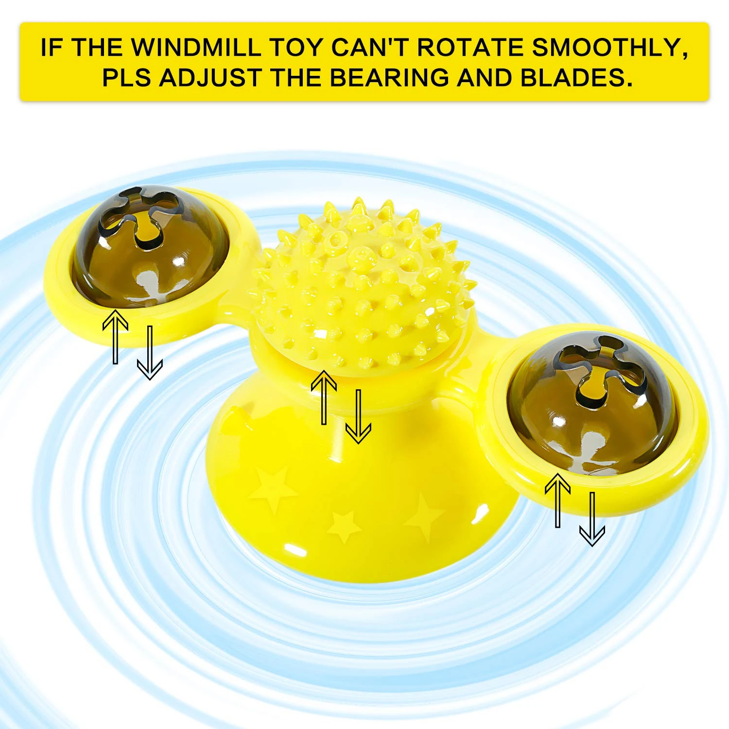 Интерактивная ветряная мельница игрушки для кошек портативная щетка ухода за