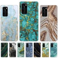 gold marble soft tpu bumper case for huawei p20 p30 p40 lite p50 pro ball cover for huawei p smart z plus 2019 2020 2018 coque