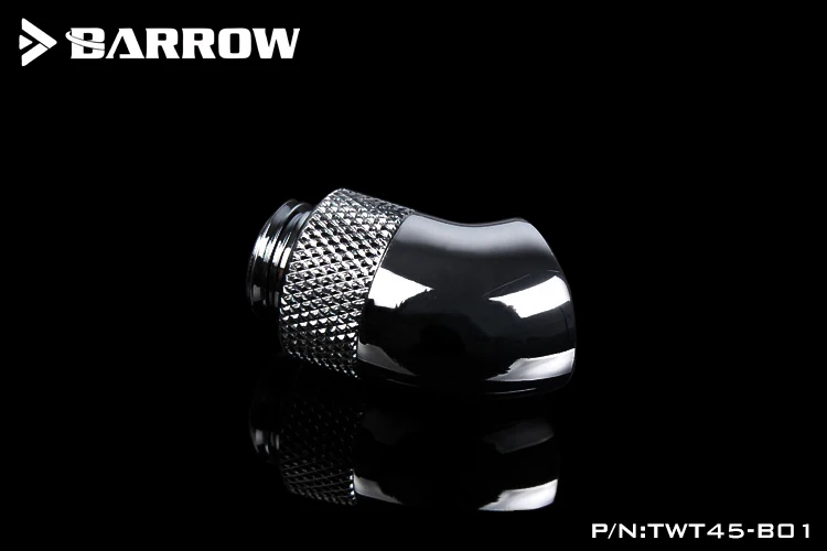 Адаптер Barrow TWT45-B01 для водяного охлаждения резьба G1 / 4 дюйма поворот на 45 градусов