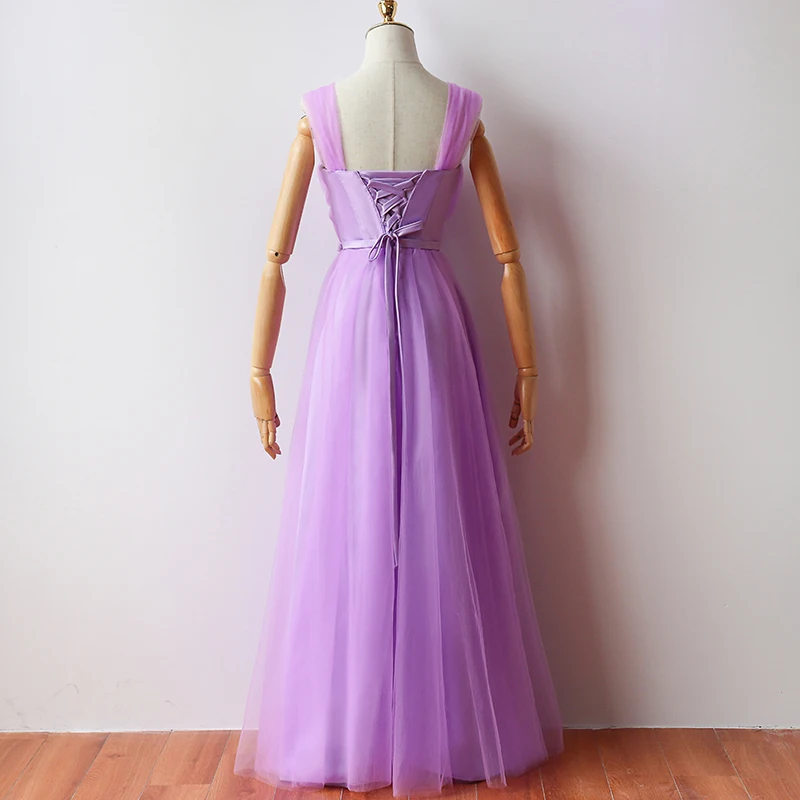 Фиолетовое платье для выпускного вечера сексуальное гостей свадьбы Элегантное