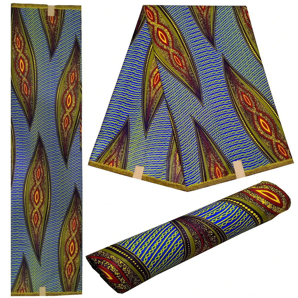 

New African Traditional Print Wax Fabric Guarantees Veritable Wax African Cloth