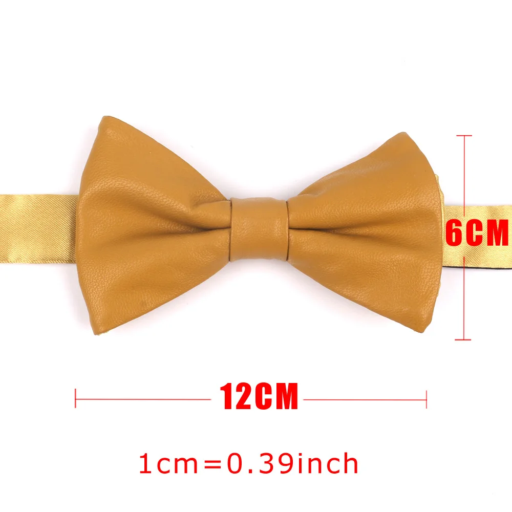 Новинка Кожаный Галстук-бабочка повседневные рубашки галстук-бабочка из