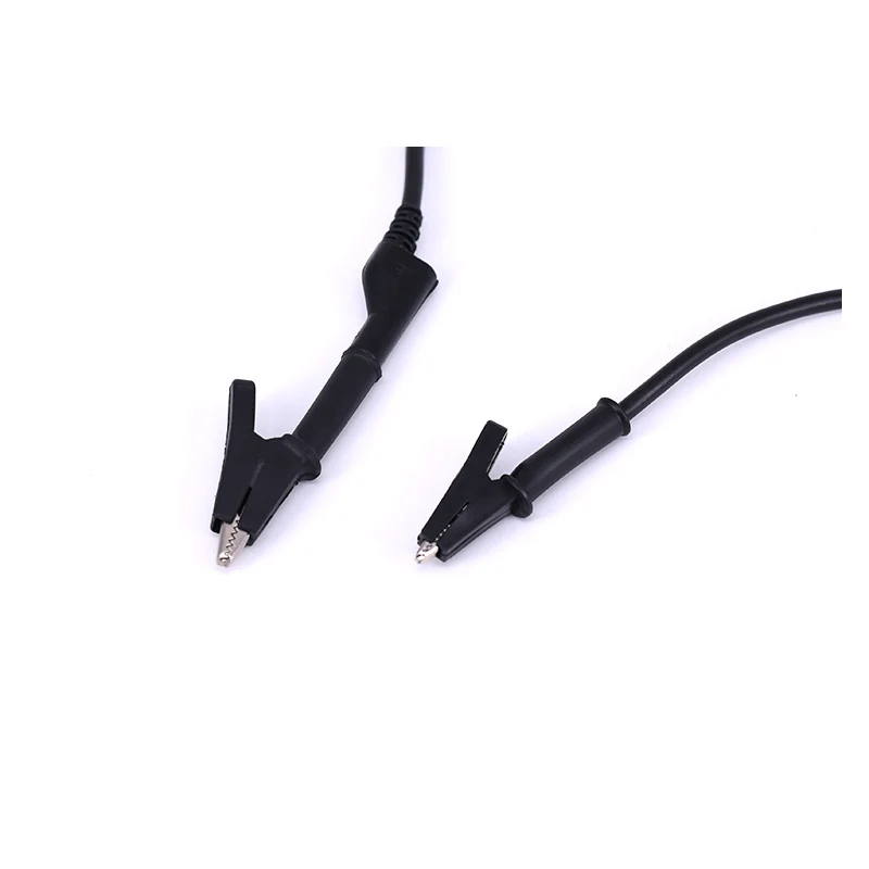 

1M Banana Plug and Alligator copper Clip Test lead Crocodile Line diy Wire Clamp Test Voltage Silicone for multimeter