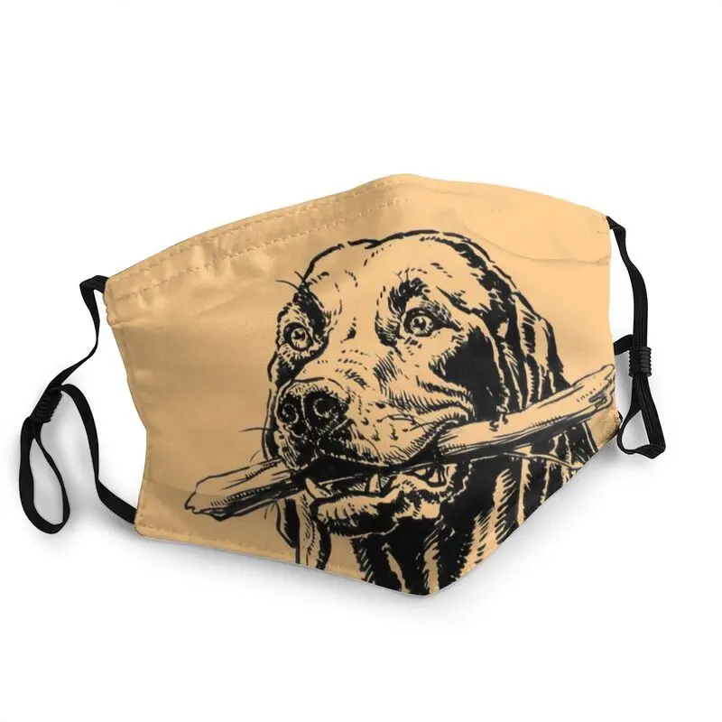 

Vizsla Dog Mask Reusable Unisex Adult Hungarian Pointer Puppy Face Mask Anti Dust Protection Cover Respirator Mouth Muffle