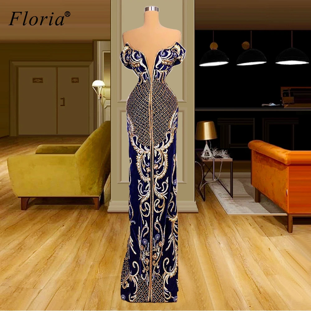 2 Designs Handmade Mermaid Prom Dresses 2020 Long V-Neck Evening Dresses Women Party Night Sexy Vestido De Fiesta De Boda Custom