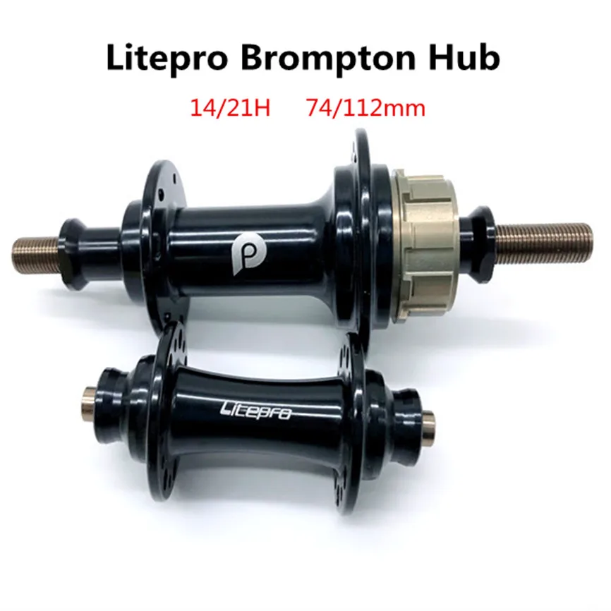 Litepro велосипедные втулки для Brompton концентратор 74 112 мм Открытый Шестерни складной