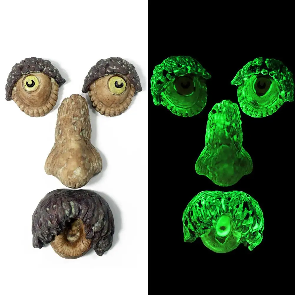 Новое украшение для лица с изображением дерева двора искусство 3D работы живые