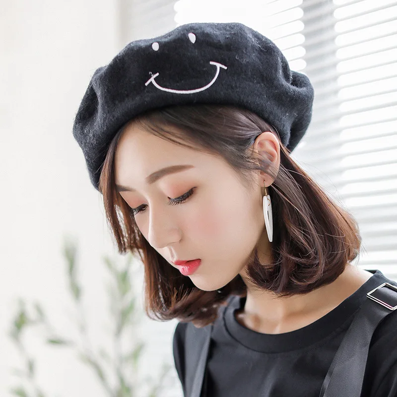 

wool Women Beret Autumn spring Octagonal Cap Hats Stylish Artist Newsboy Caps Boina para mujer sombreros Beret pour femme Bonnet