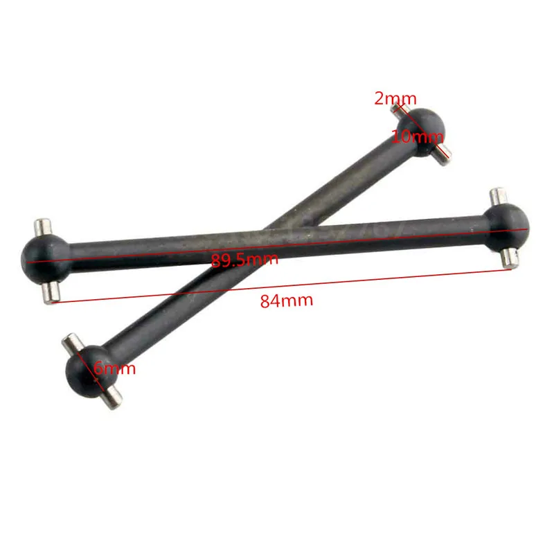 2 шт. HSP 08059 08029 Dogbone (F/R) 89 5 мм для 1/10 масштабных моделей RC автомобилей 4WD