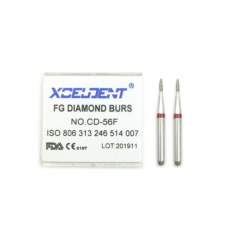 10 шт. Стоматологические алмазные Буры диаметры для высокоскоростного
