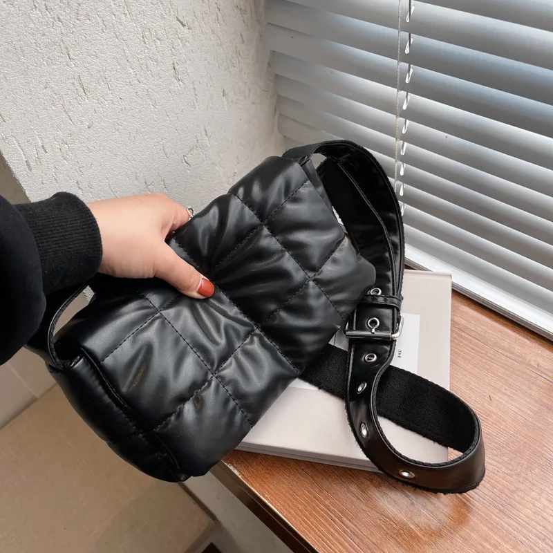 

Designer Small Quilted Women Shoulder Bag Soft Padded Crossbody Bags for Women Handbags Ladies High Quality Mini Flap Purse 2022