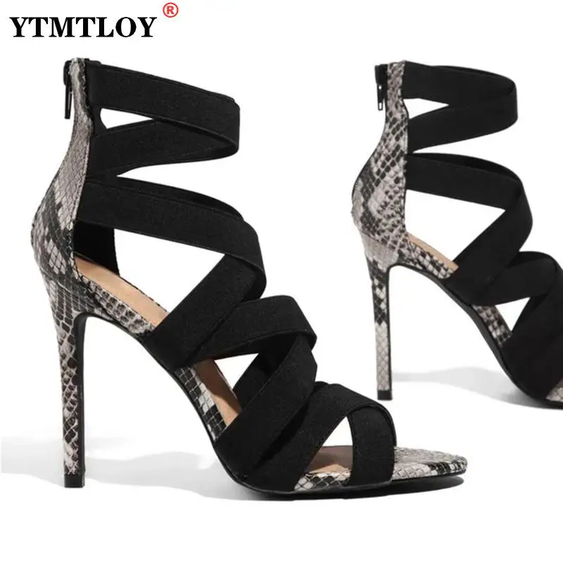 

High Heel Sandal For Women Female Shoe Buckle Summer High-heeled Girls Comfort New Fashion Stiletto Strap Peep Toe Open