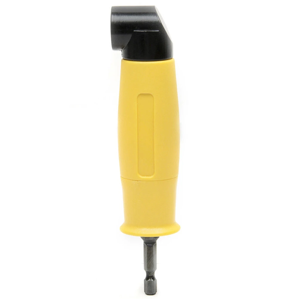 Chuck Bit Drill Attachment Adapter Hexagonal 90 Degree Bending Screwdriver 1/4