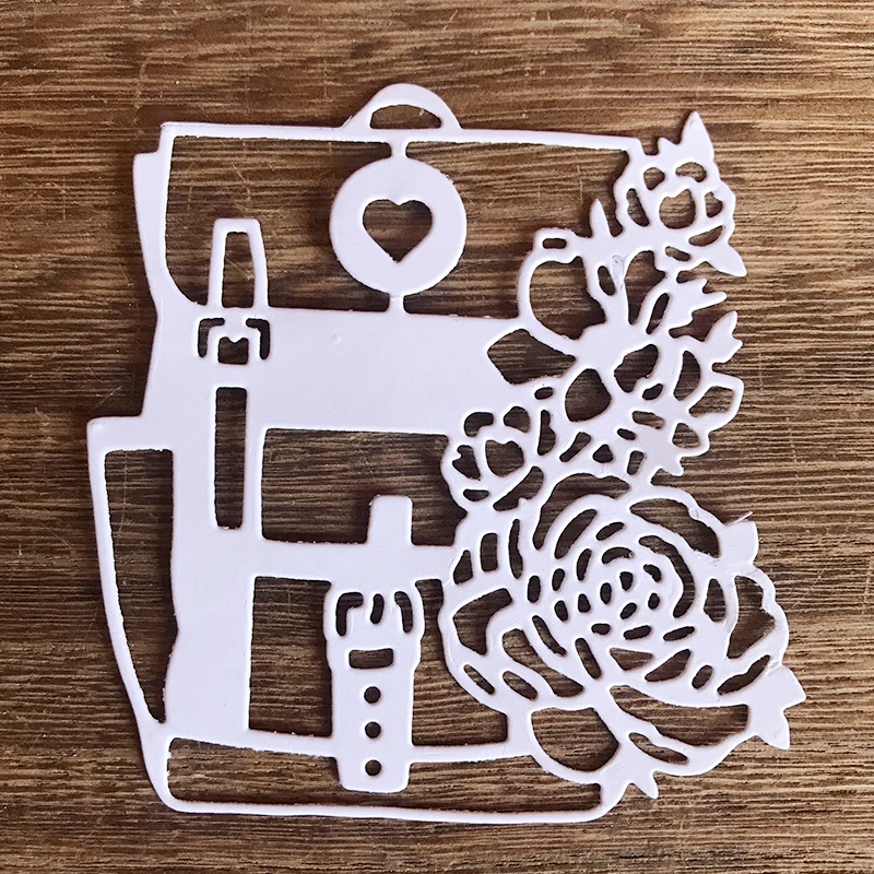 

School Bag Metal Cutting Dies Stencils For DIY Flower Bag Scrapbooking Decorative Embossing Handcraft Die Cut Template