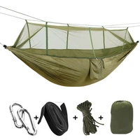 campinggarden hammock with mosquito net outdoor furniture 1 2 person portable hanging bed strength parachute fabric sleep swing
