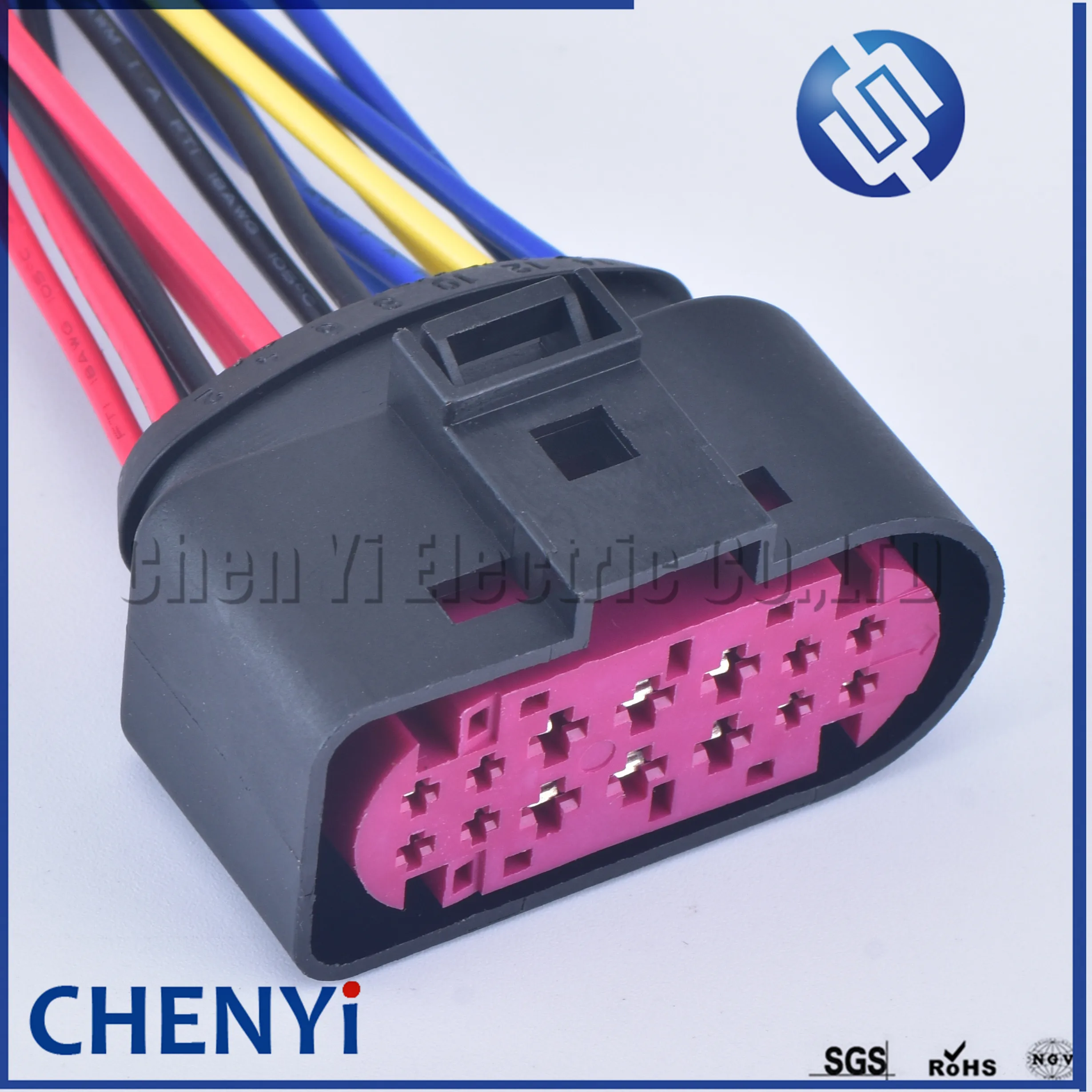 Водонепроницаемый Штекерный разъем для лампы 14 контактов 1 5 мм 3 1J0973737 1J0973837 Audi VW BMW