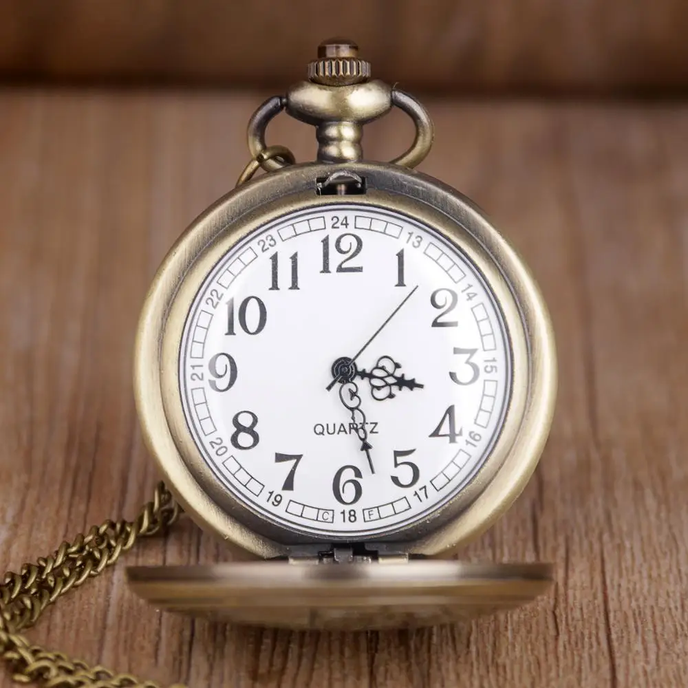 Часы наручные кварцевые с цепочкой брендовые карманные мотивом фильма подвесные